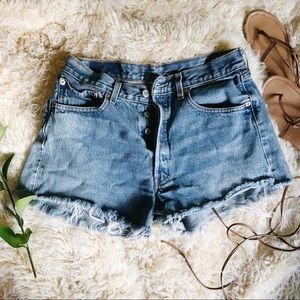 VINTAGE LEVI’S® 501 Denim Cutoff Shorts